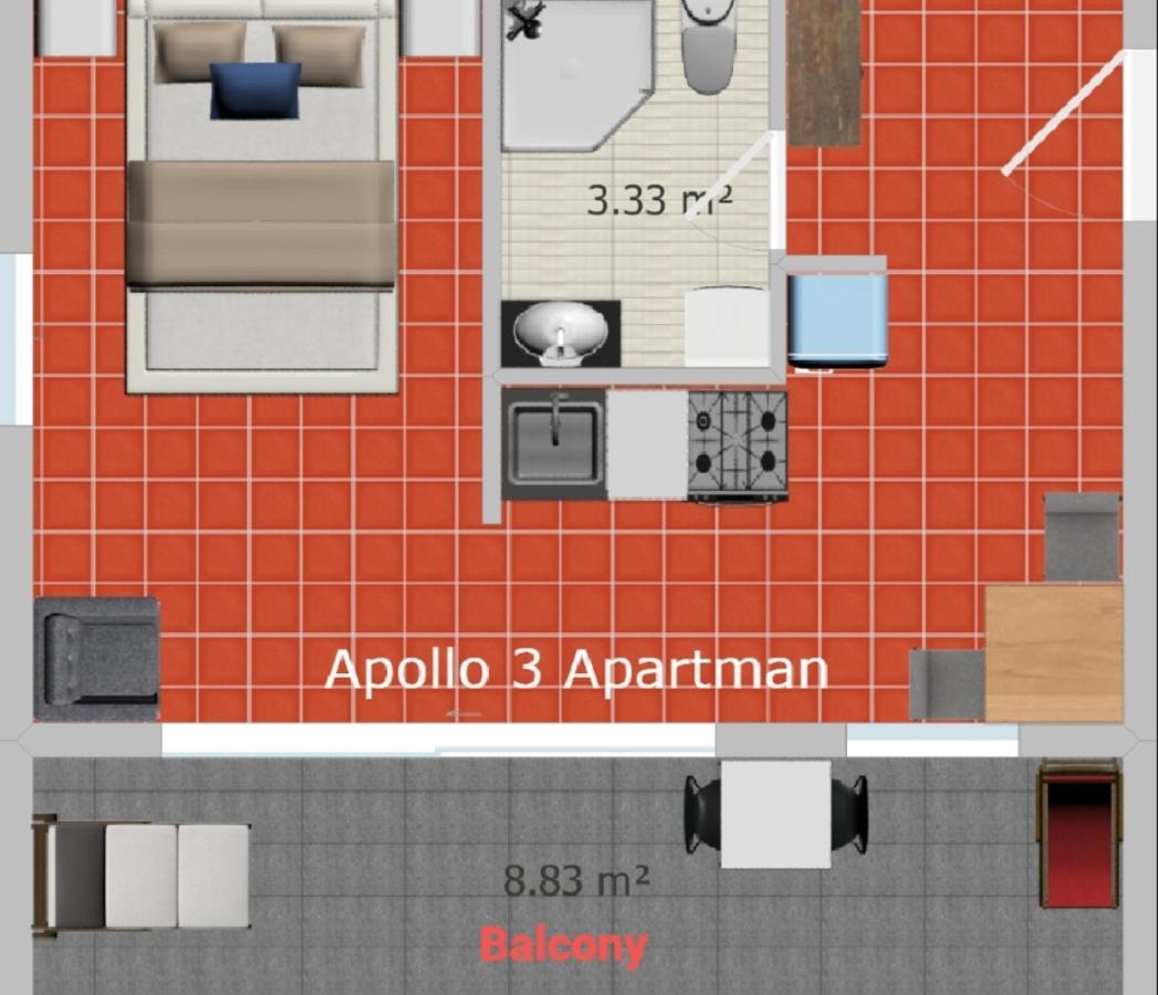 Apartmani Apollo - 德朗西斯 外观 照片